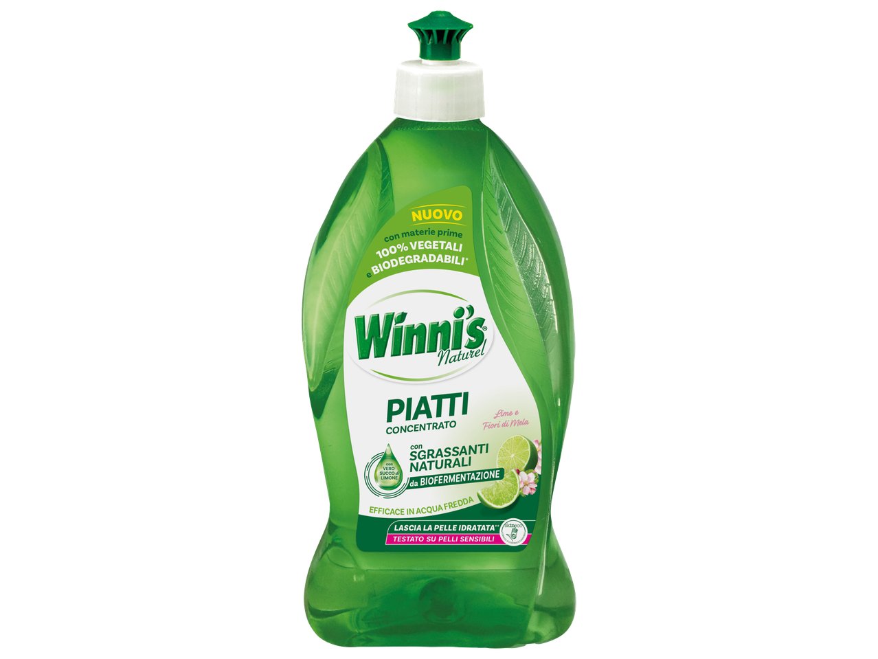 Detersivo piatti a mano concentrato lime e fiori di mela