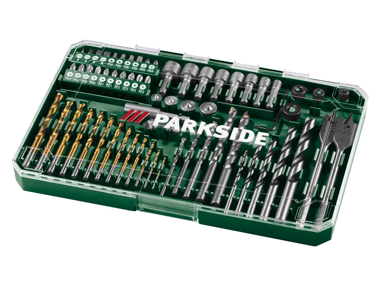 Set punte/bit per trapano o avvitatore, 64 pezzi