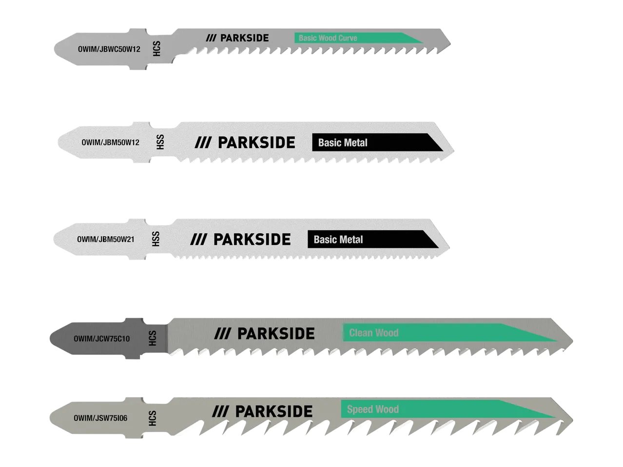 Lame per seghetto elettrico, 5 pezzi