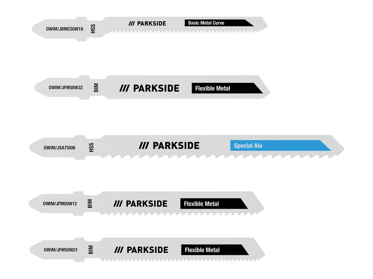 Lame per seghetto elettrico, 5 pezzi