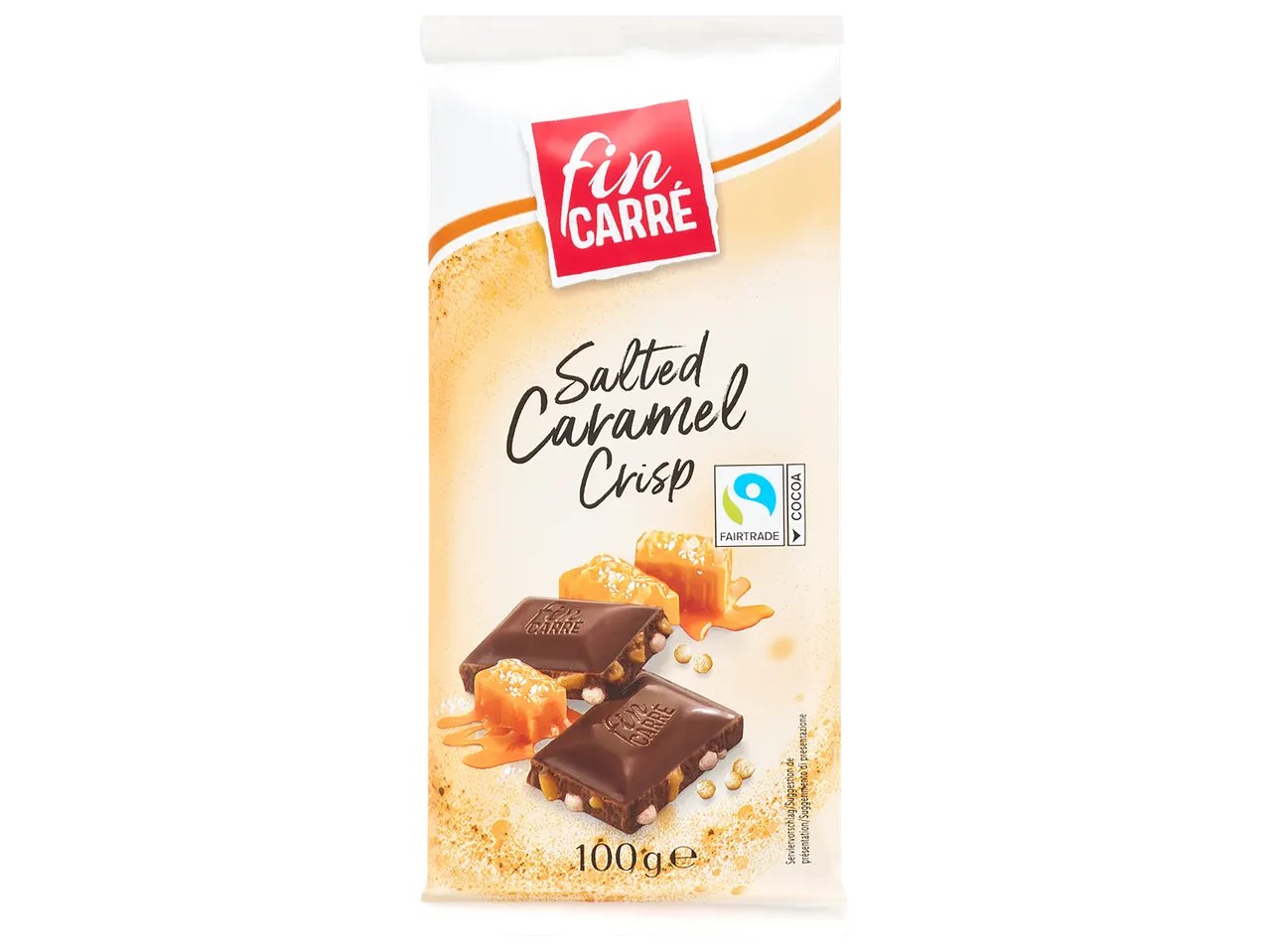 Cioccolato al latte con caramello