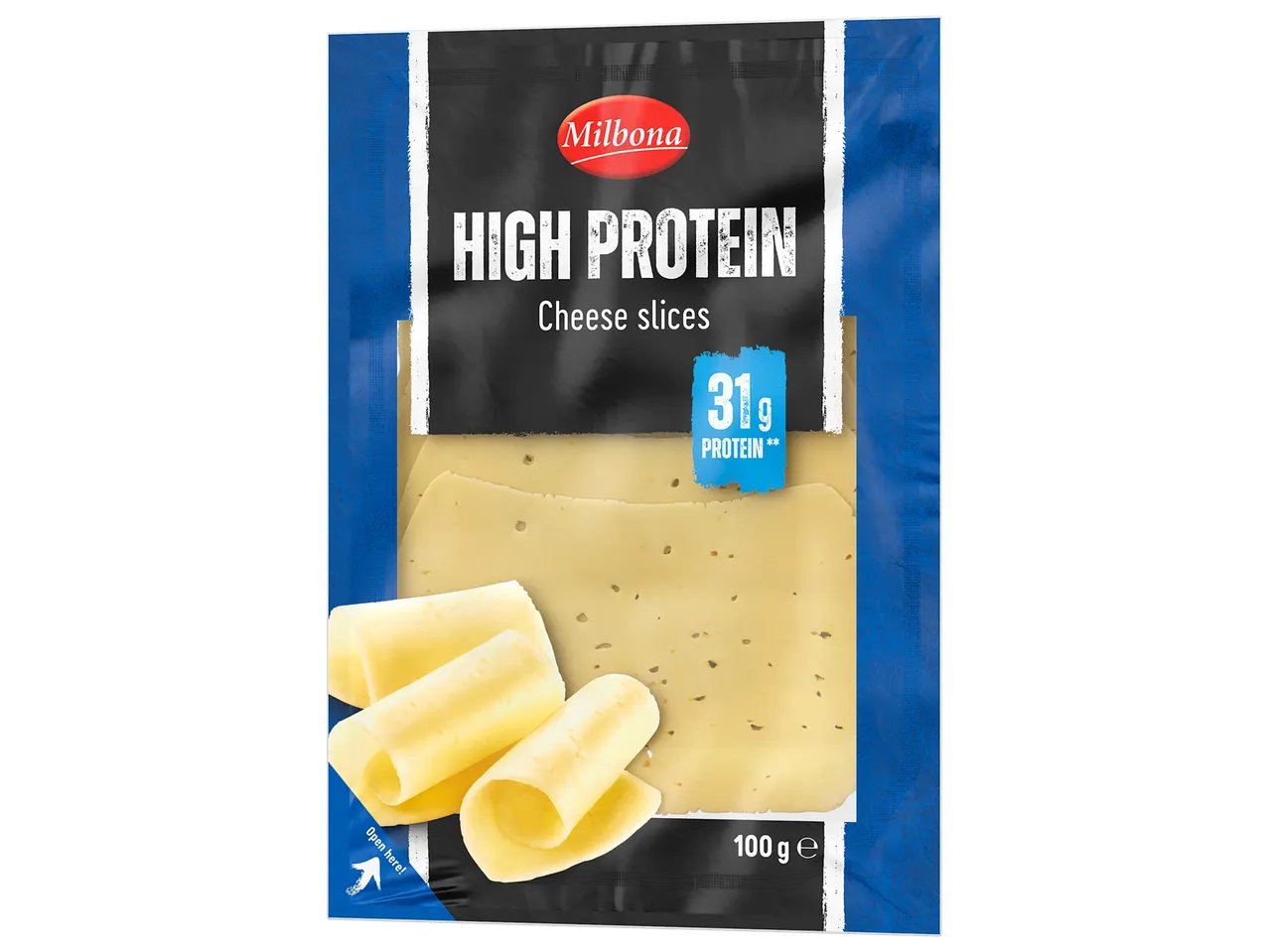 High protein fette di formaggio
