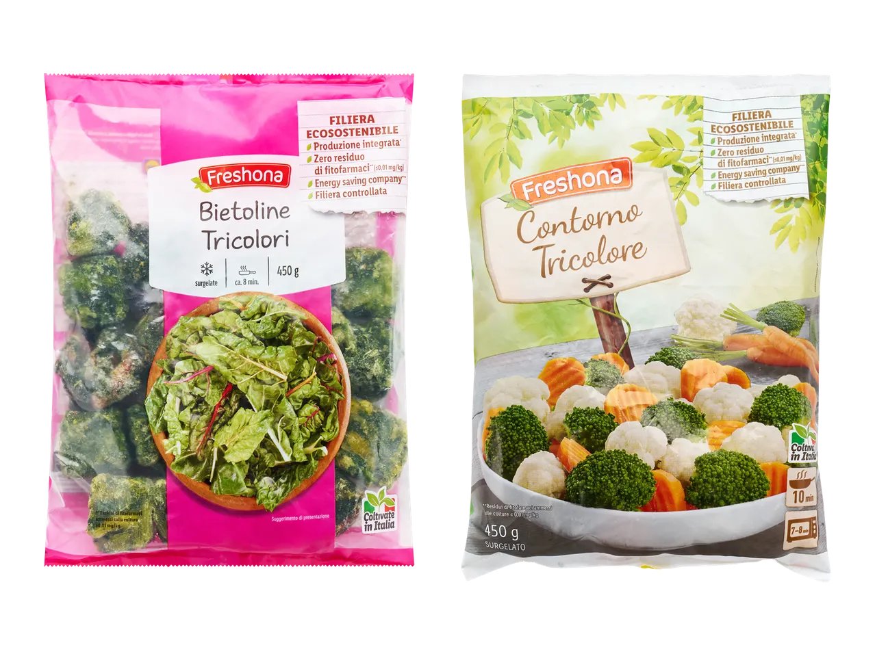 Contorno verdure tricolori