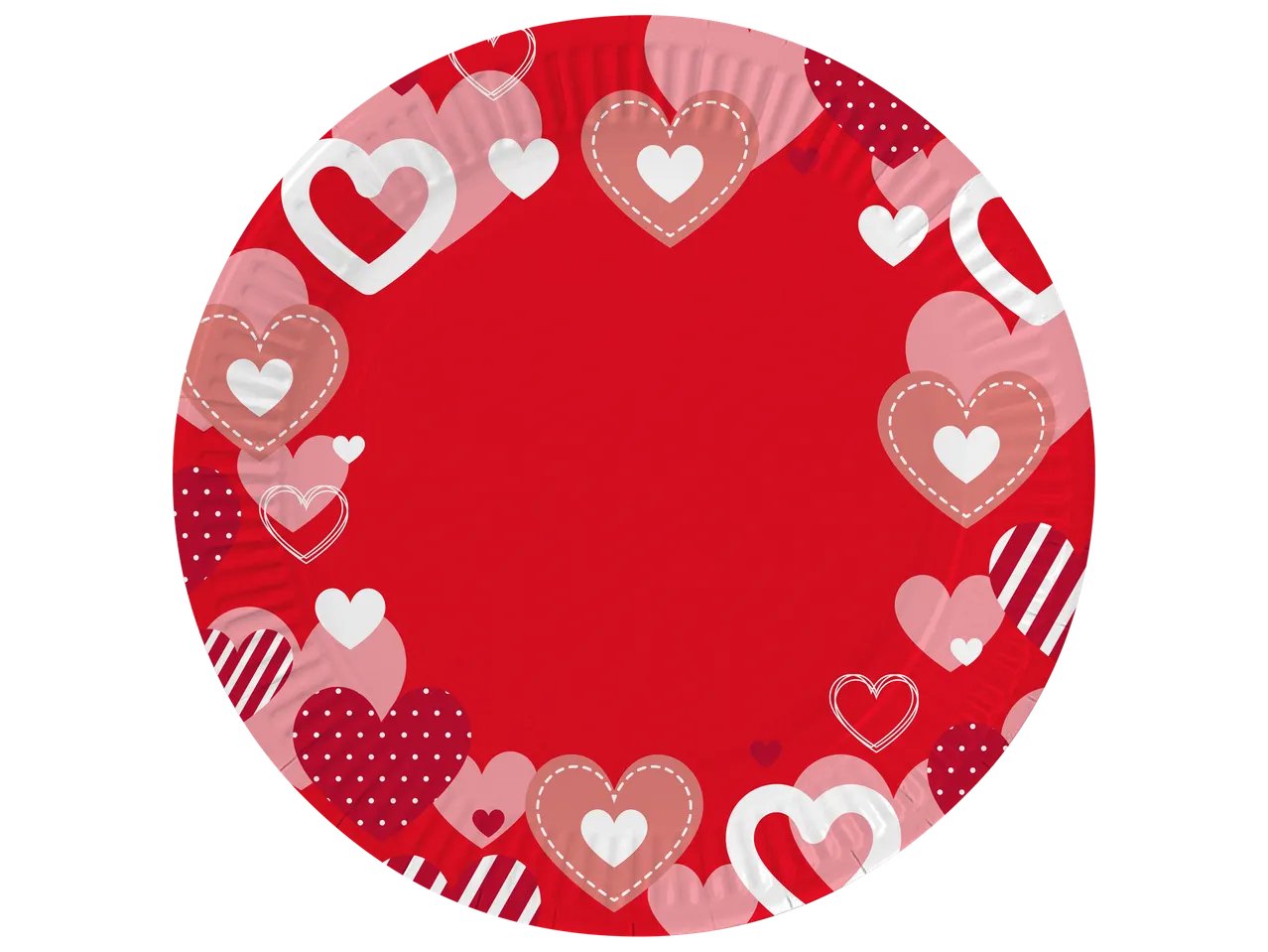 San Valentino Piatti di carta