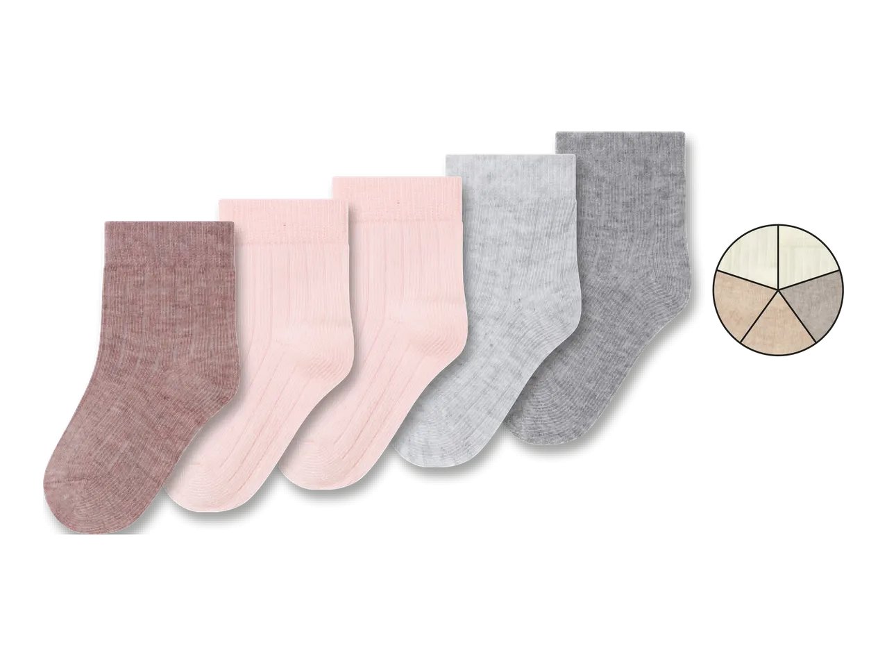 Calzini da neonati, 5 paia