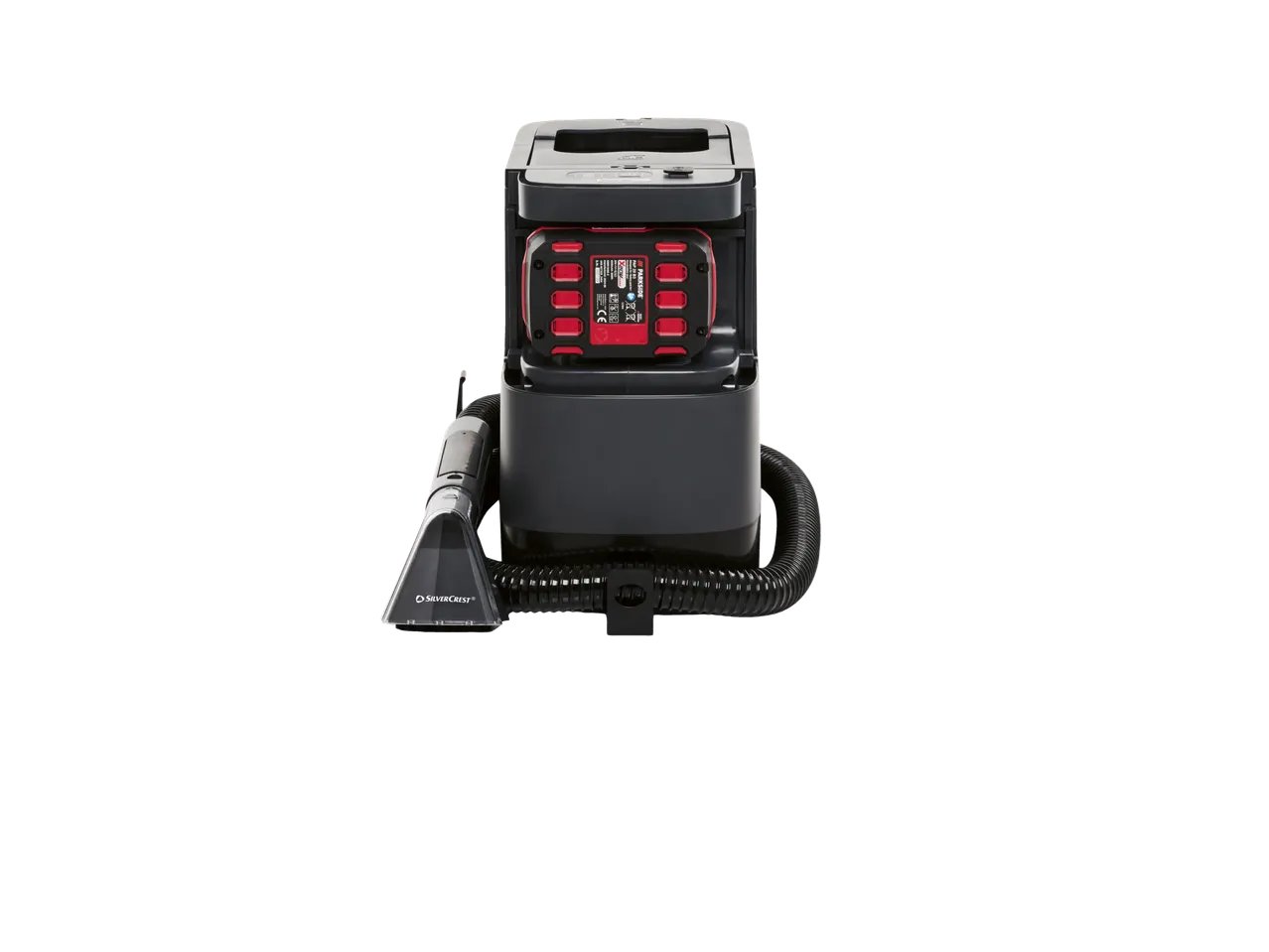 Pulitore per tappezzeria ricaricabile