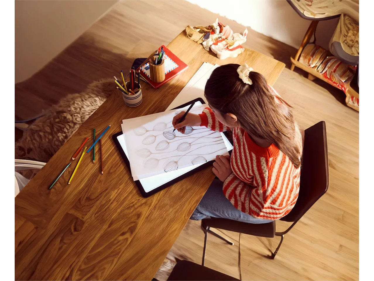 Tavoletta luminosa LED per disegno A3