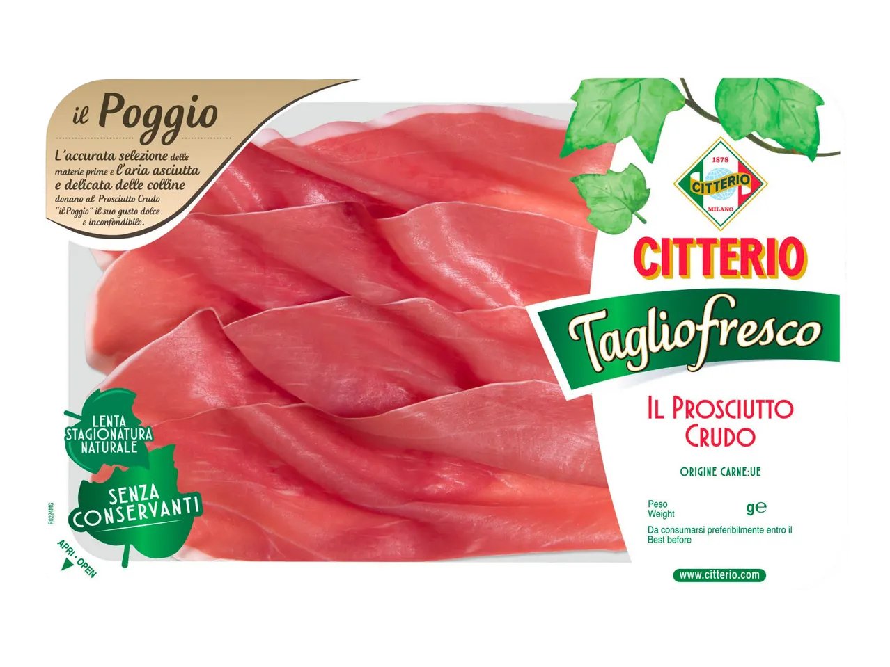 Tagliofresco Il Prosciutto crudo "Il Poggio"