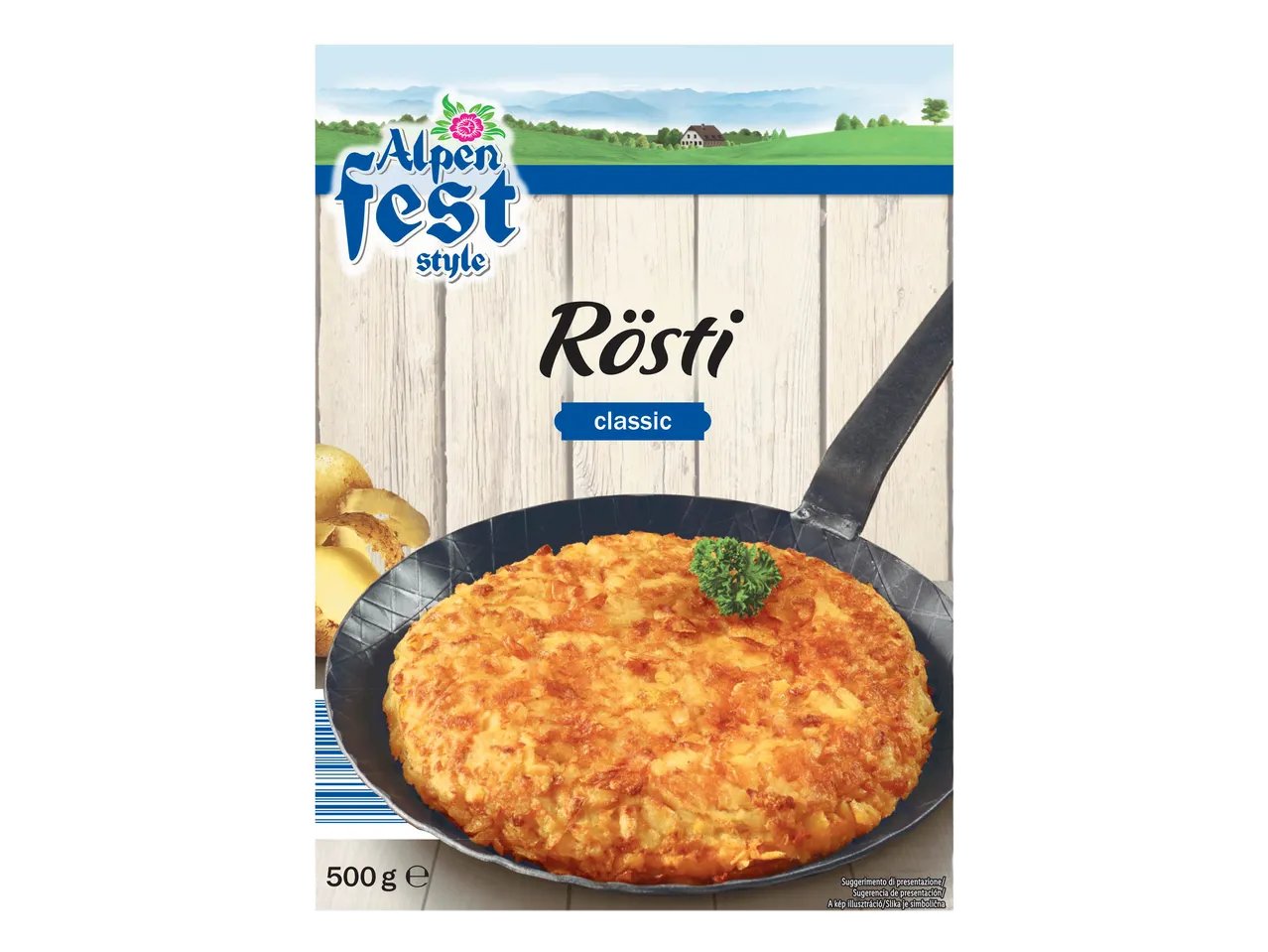 Rösti classic piatto a base di patate