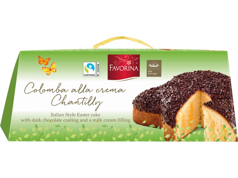 Colomba alla crema chantilly