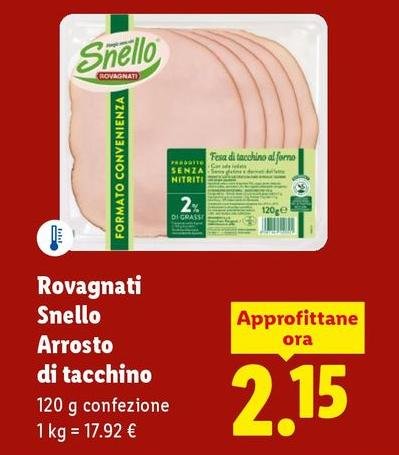 Rovagnati - Snello Arrosto Di Tacchino