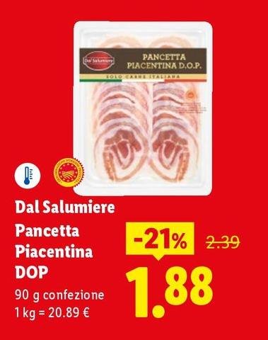 Dal Salumiere - Pancetta Piacentina DOP