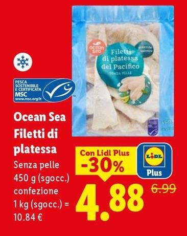 Ocean Sea - Filetti Di Platessa