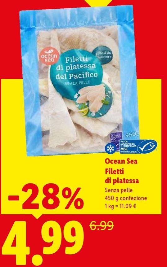 Ocean Sea - Filetti Di Platessa