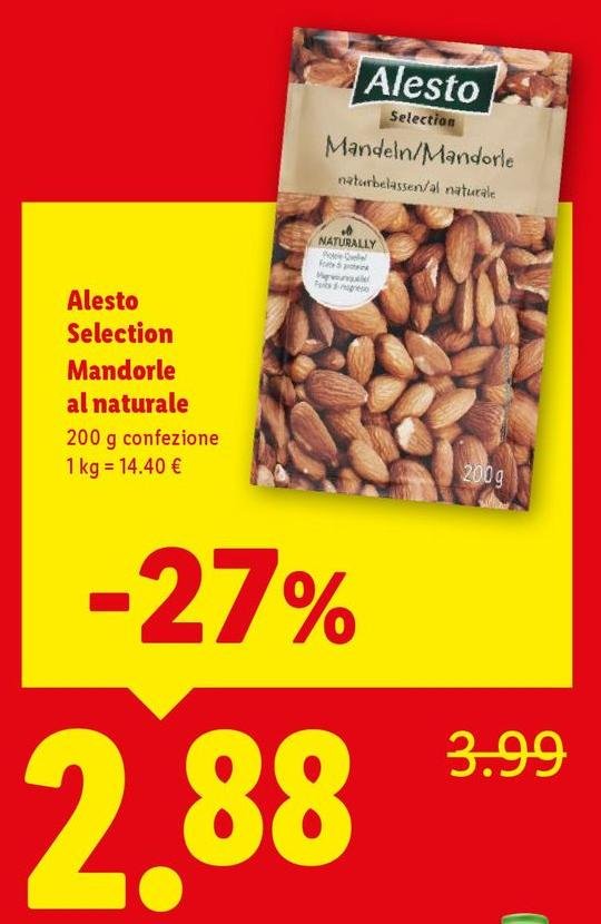 Alesto Selection - Mandorle Al Naturale