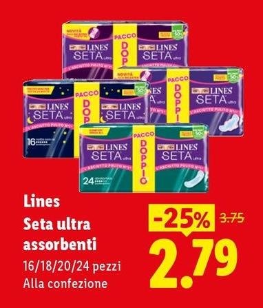 Lines - Seta Ultra Assorbenti