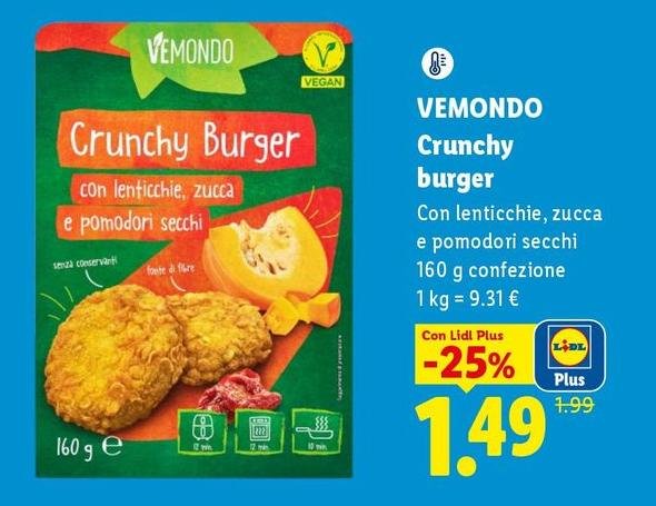 Vemondo - Crunchy Burger