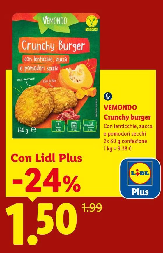 Vemondo - Crunchy Burger