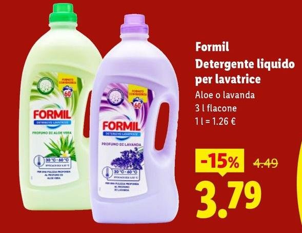 Formil - Detergente Liquido Per Lavatrice