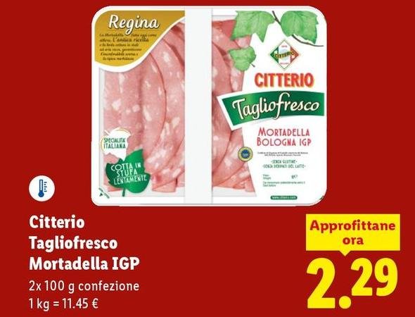 Citterio - Tagliofresco Mortadella IGP