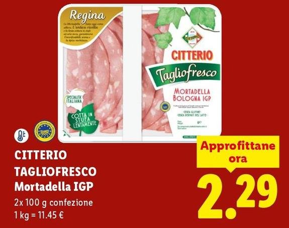Citterio - Tagliofresco Mortadella IGP