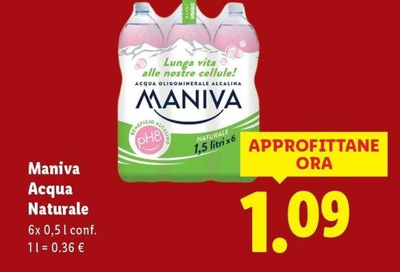 Maniva - Acqua Naturale