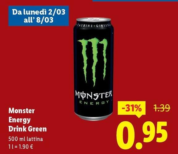 Monster - Energy Drink Green