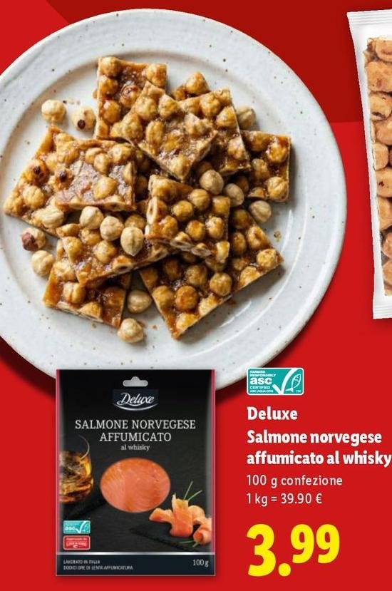 Deluxe - Salmone Norvegese Affumicato Al Whisky