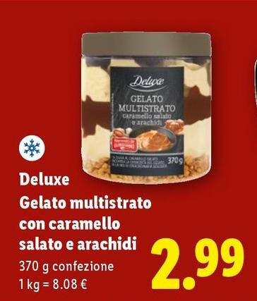 Deluxe - Gelato Multistrato Con Caramello Salato E Arachidi
