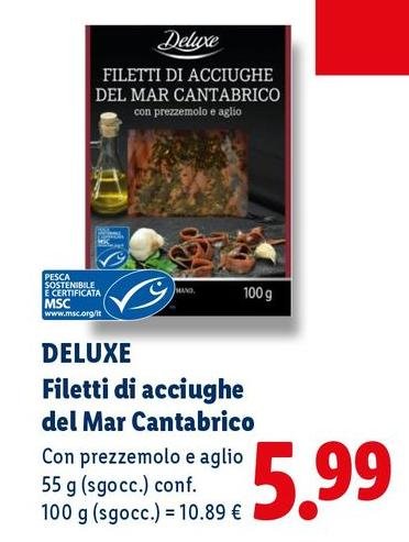Deluxe - Filetti Di Acciughe Del Mar Cantabrico