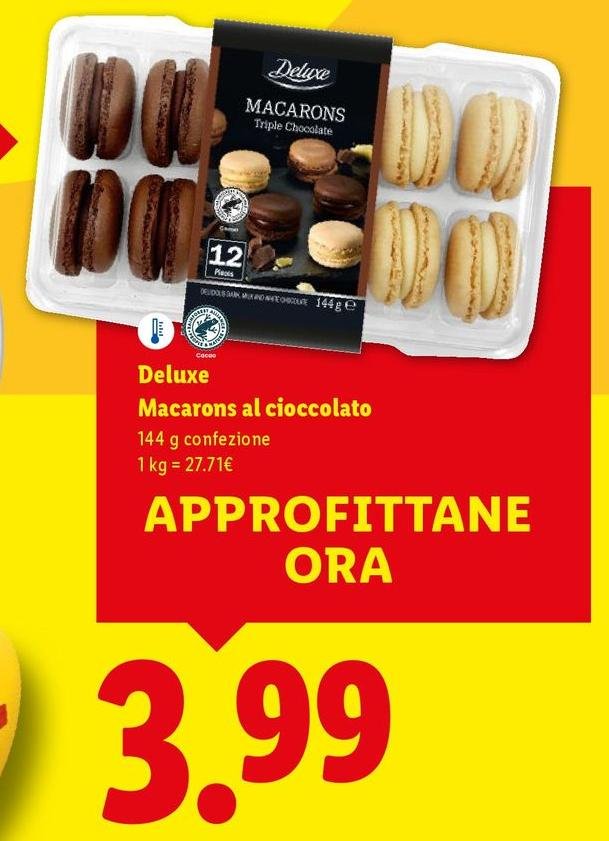Deluxe - Macarons Al Cioccolato