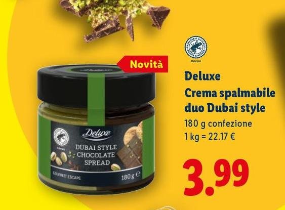 Deluxe - Crema Spalmabile Duo Dubai Style