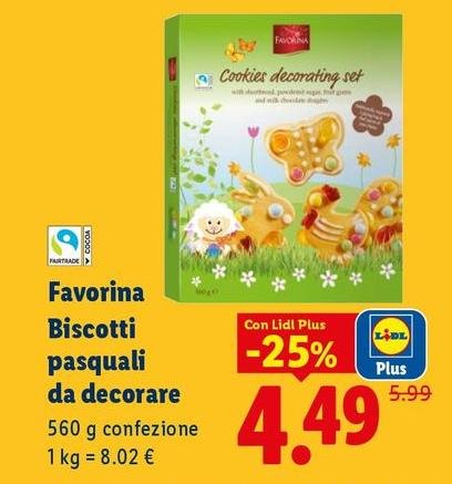 Favorina -  Biscotti Pasquali Da Decorare