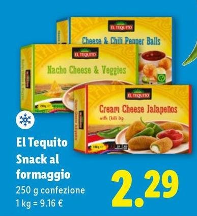 El Tequito - Snack Al Formaggio