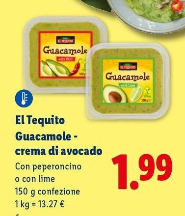 El Tequito - Guacamole-Crema Di Avocado