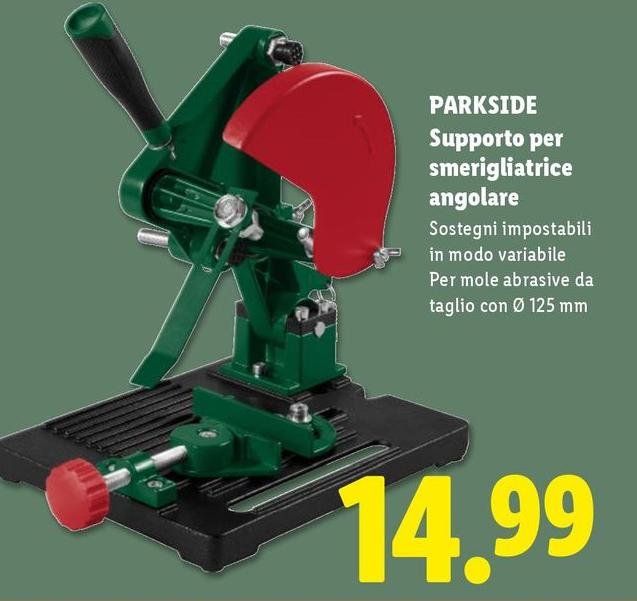 Parkside - Supporto Per Smerigliatrice Angolare