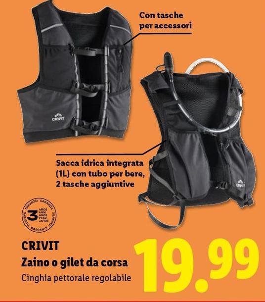 Crivit - Zaino O Gilet Da Corsa