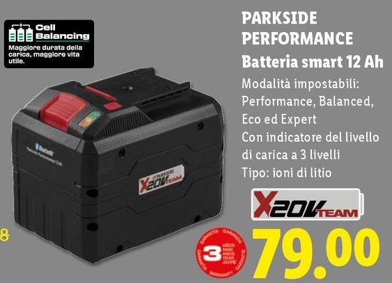 Parkside Performance - Batteria Smart 12 Ah