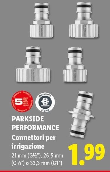 Parkside Performance - Connettori Per Irrigazione