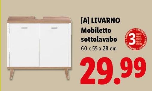 Livarno Home - Mobiletto Sottolavabo