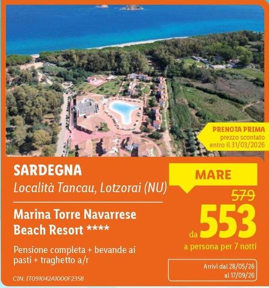 Marina Torre Navarrese Beach Resort