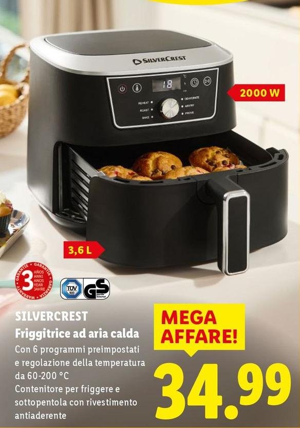 Silvercrest - Friggitrice Ad Aria Calda