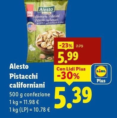 Alesto - Pistacchi Californiani