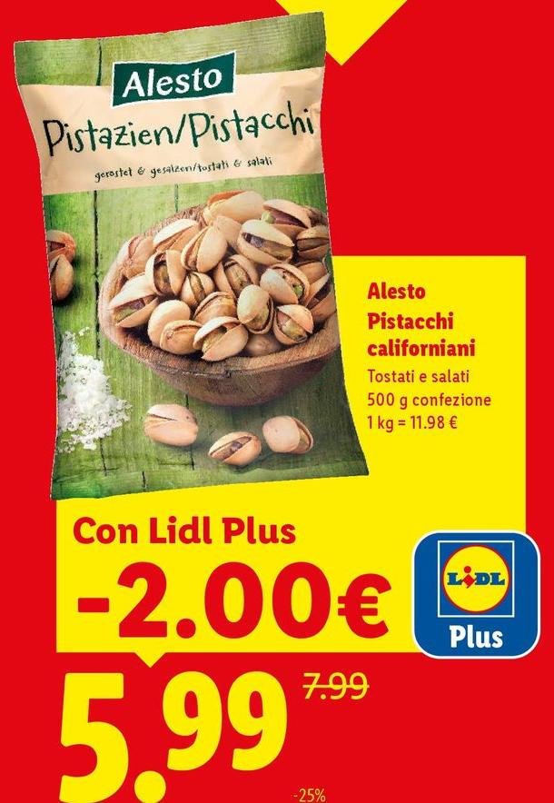Alesto - Pistacchi Californiani