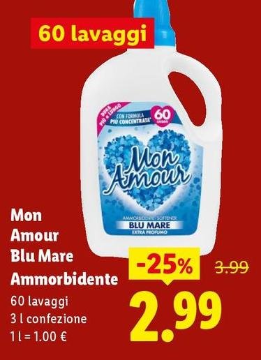 Mon Amour -  Blu Mare Ammorbidente