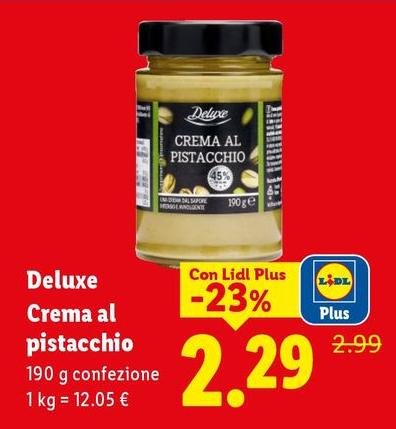Deluxe - Crema Al Pistacchio