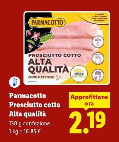 Parmacotto - Prosciutto Cotto Alta Qualità