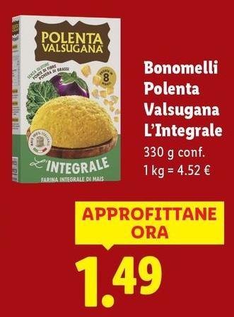 Bonomelli -  Polenta Valsugana L'Integrale