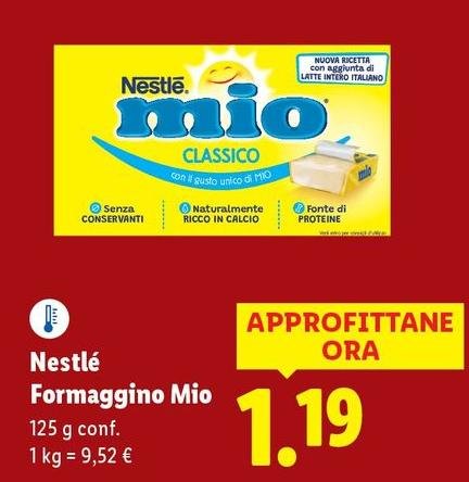 Nestlè - Formaggino Mio