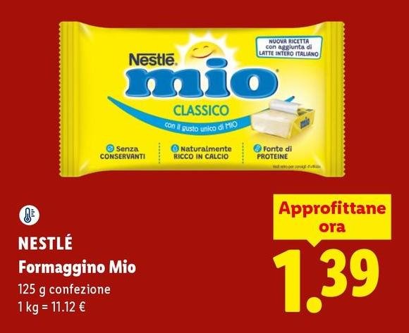 Nestlè - Formaggino Mio